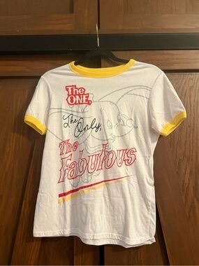 🐘 Disney Parks Exclusive Dumbo “The One The Only The Fabulous” T-Shirt Sz M EUC